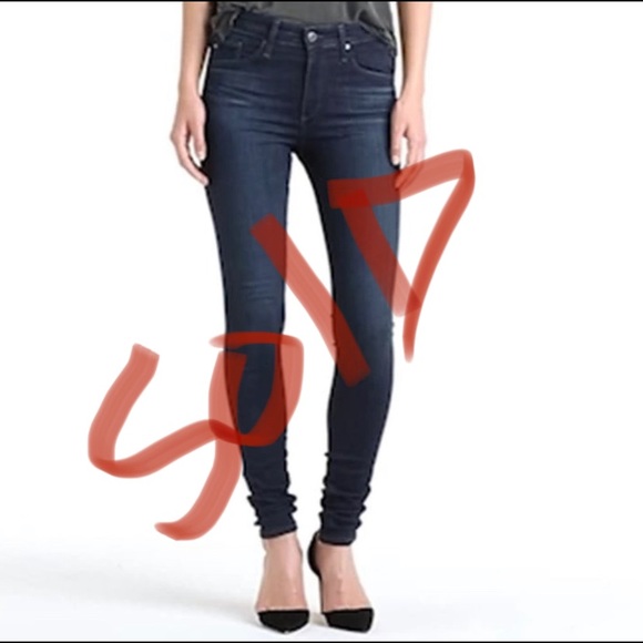 AG Adriano Goldschmied High Rise The Farrah Skinny - Picture 1 of 8